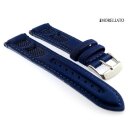 Morellato Stoff-Textil Uhrenarmband Modell Swim-3D blau wasserfest 22 mm