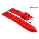 Morellato Stoff-Textil Uhrenarmband Modell Swim-3D rot wasserfest 22 mm
