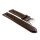 Rindleder Uhrenarmband Modell Mainz Rallye mocca 20 mm, Vegetabil