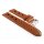 Rindleder Uhrenarmband Modell Mainz Rallye cognac 24 mm, Vegetabil