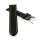 Rindleder Uhrenarmband Modell Mainz schwarz 24 mm, Vegetabil
