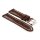 Alligator Uhrenarmband Modell Solothurn mocca 18 mm