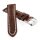 Alligator Uhrenarmband Modell Solothurn mocca 20 mm