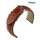Barington Rindleder Uhrenarmband Modell Chronomaster mittel-braun 20 mm, Handmade