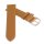 Feines Leder-Uhrenarmband Basel-XL cognac 20 mm