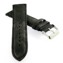 Eichmüller Microfaser-Leder Uhrenarmband Modell Ranger schwarz 18 mm