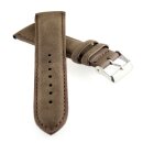 Eichmüller Microfaser-Leder Uhrenarmband Modell Ranger mocca 18 mm