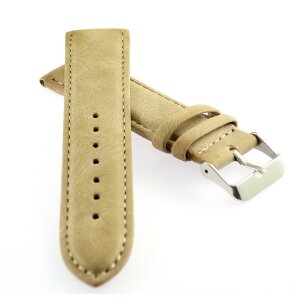 Eichmüller Microfaser-Leder Uhrenarmband Modell Ranger sand-beige 18 mm