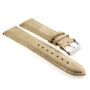 Eichmüller Microfaser-Leder Uhrenarmband Modell Ranger sand-beige 18 mm