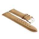 Eichmüller Microfaser-Leder Uhrenarmband Modell Ranger cognac 22 mm