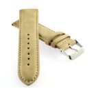 Eichmüller Microfaser-Leder Uhrenarmband Modell Ranger sand-beige 16 mm