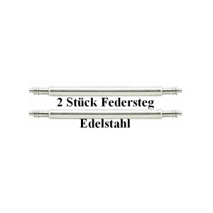 2 Stk. Federsteg 22/1,5 mm Edelstahl mit Doppelkopf