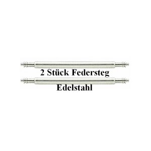 2 Stk. Federsteg 16/1,5 mm Edelstahl mit Doppelkopf