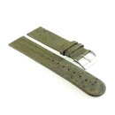 Feines echt Kork Uhrenarmband Modell Korky grün 20 mm