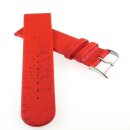 Feines echt Kork Uhrenarmband Modell Korky rot 22 mm