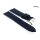 Diloy Canvas Textil Uhrenarmband Modell Discover blau 22 mm