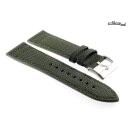 Diloy Canvas Textil Uhrenarmband Modell Discover oliv-grün 24 mm