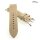 Diloy Veloursleder Uhrenarmband Modell Ascona beige-creme 22 mm