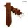Diloy Veloursleder Uhrenarmband Modell Ascona mocca 24 mm