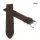 Fluco superlanges Uhrenarmband Modell Toledo-XXXL mocca 22 mm, Handarbeit