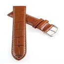 Feines Alligator Leder Uhrenarmband Modell Lausanne-NL...