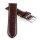 Feines Alligator Leder Uhrenarmband Modell Lausanne-NL mocca-WN 20 mm