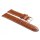 Feines Alligator Leder Uhrenarmband Modell Lausanne-NL cognac-WN 20 mm