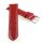 Feines Alligator Leder Uhrenarmband Modell Lausanne-NL rot-WN 20 mm