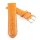 Feines Alligator Leder Uhrenarmband Modell Lausanne-NL orange-WN 24 mm