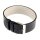 Feinstes Leder Durchzugs-Uhrenarmband Modell Luzern schwarz 10 mm 