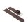 Feines Leder-Uhrenarmband Basel-NL mocca 16 mm