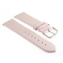 Feines Leder-Uhrenarmband Basel-NL rosa 24 mm