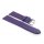 Feines Leder-Uhrenarmband Basel-NL aubergine-lila 18 mm