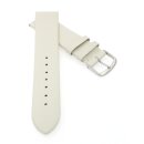 Feines Leder-Uhrenarmband Basel-NL sand-beige 16 mm