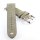 Rindleder Uhrenarmband Modell Beluga-Pito-NL grau-WN 22 mm