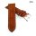 Feines Fluco Uhrenarmband Shell Cordovan Modell Galopper-XS mahagoni 20 mm Handarbeit