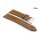 Feines Fluco Uhrenarmband Shell Cordovan Modell Galopper-XL cognac 20 mm Handarbeit