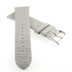 Veganes echt Ananasblatt Uhrenarmband Modell Costa grau 20 mm