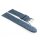 Veganes echt Ananasblatt Uhrenarmband Modell Costa blau 20 mm