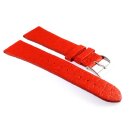 Veganes echt Ananasblatt Uhrenarmband Modell Costa rot 22 mm