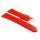 Veganes echt Ananasblatt Uhrenarmband Modell Costa rot 22 mm