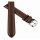 Superlanges Kalbsleder Uhrenarmband Modell Buenos-XXXL mocca 18 mm
