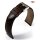Eulux Rind-Leder Uhrenarmband Modell Rugato mocca 18 mm, Handarbeit