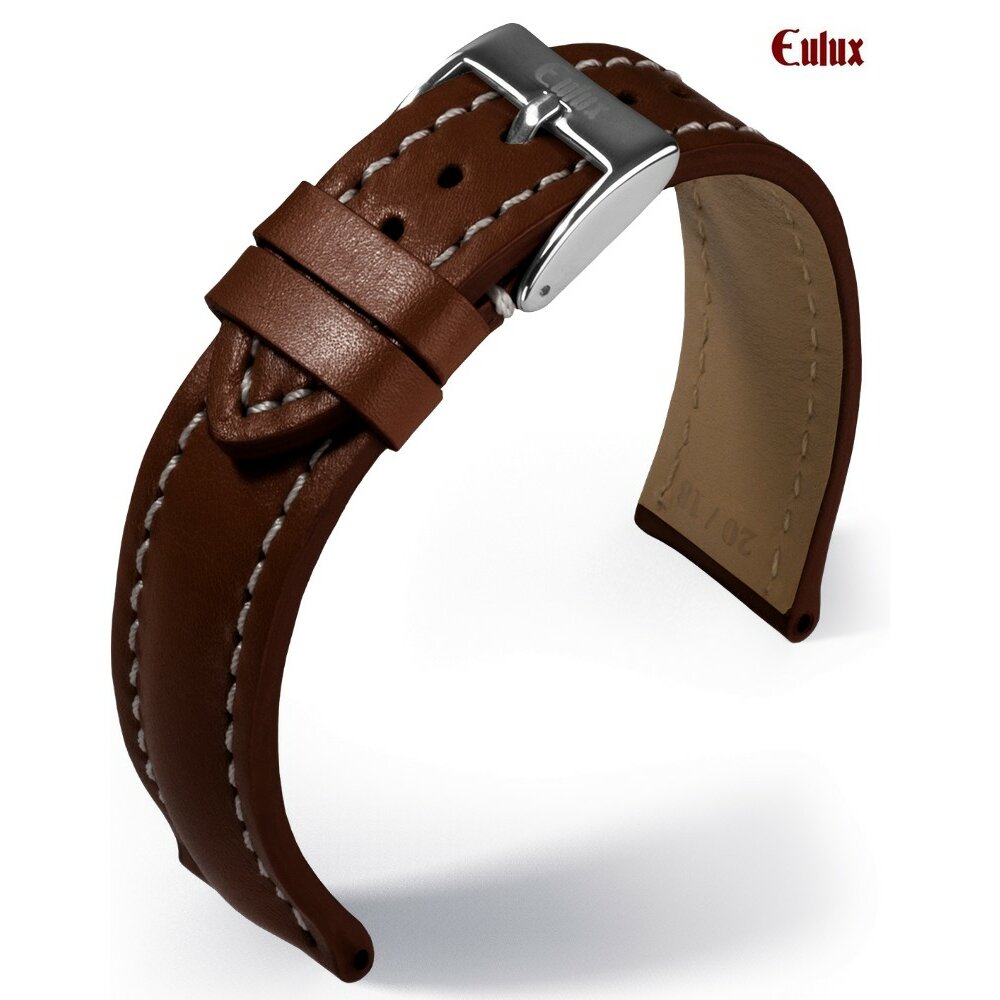 Uhrenarmband Pb-LB157 18mm Hellbraun Leder Vintage-Look Rustikal Helle