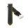 Softleder Uhrenarmband Modell Sportina schwarz-gelb 24 mm Breitdorn