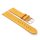 Design metallic Leder Uhrenarmband Modell Glimmer clementine-orange 20 mm