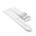 Design metallic Leder Uhrenarmband Modell Glimmer silber 12 mm