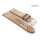 Rios1931 Camouflage Leder-Uhrenarmband Modell Douglas beige-creme 24/22 mm