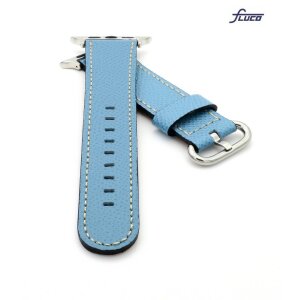 Fluco Uhrenarmband Modell App-Kampus blau 22 mm, komp. Apple Watch