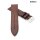 Herzog Rindleder Uhrenarmband Modell Florenz maroni-braun 18 mm, Handmade